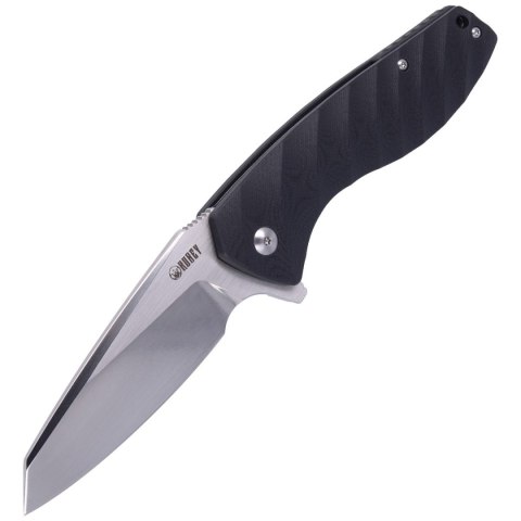 Nóż składany Kubey Hellfire Black G10, Satin D2 (KB075) Kubey Knife