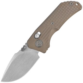 Nóż składany Kubey KB Knives Jarpen Frag Pattern Bronze Titanium, Hand Rubbed Satin CPM S90V by Kot Knives (KB415D) Kubey Knife
