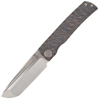 Nóż składany Kubey KB Knives Mosquito Flame Titanium, Satin M390 by Dudnik Design (KB409B) Kubey Knife