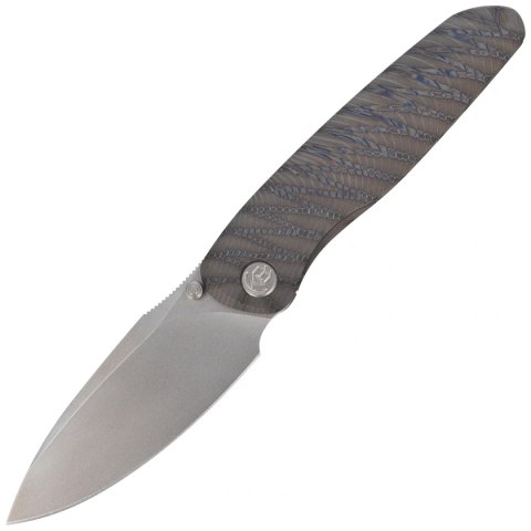 Nóż składany Kubey KB Knives Pioneer Flame Titanium, Bead Blasting CPM 20CV by Evgeniy Bulychev (KB379B) Kubey Knife
