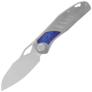 Nóż składany Kubey KB Knives Sudden Sandblasting Titanium, Timascus, Bead Blasting 20CV by Utilizator (KB385A) Kubey Knife