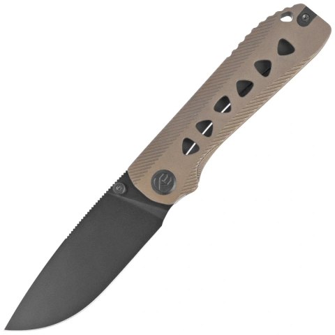 Nóż składany Kubey KB Knives Zephyr Bronze Titanium, Black DLC M390 by K.C. Spiron (KB470B) Kubey Knife