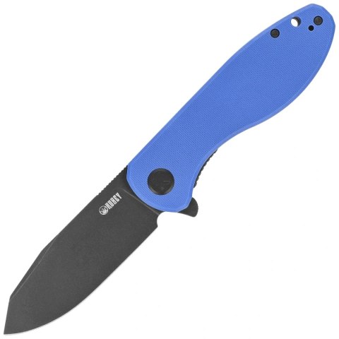 Nóż składany Kubey Master Chief Blue G10, Blackwashed 14C28N by Keanu Alfaro (KU358P) Kubey Knife