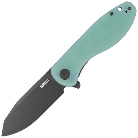Nóż składany Kubey Master Chief Jade G10, Blackwashed 14C28N by Keanu Alfaro (KU358Q) Kubey Knife