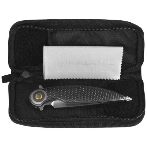 Nóż składany RikeKnife Viper 4 Dark Gray Titanium, Beadblasted M398 by Richard Wu (Viper 4-DG) RikeKnife Co. Ltd.