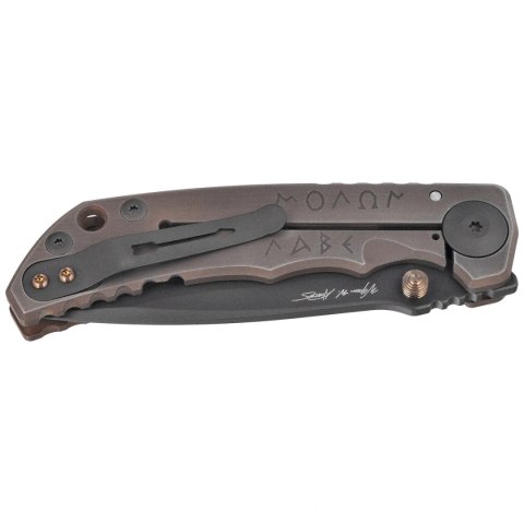 Nóż składany Spartan Blades Harsey Folder ''Spartan Battle'' Titanium, Black PVD MagnaCut Spartan Blades