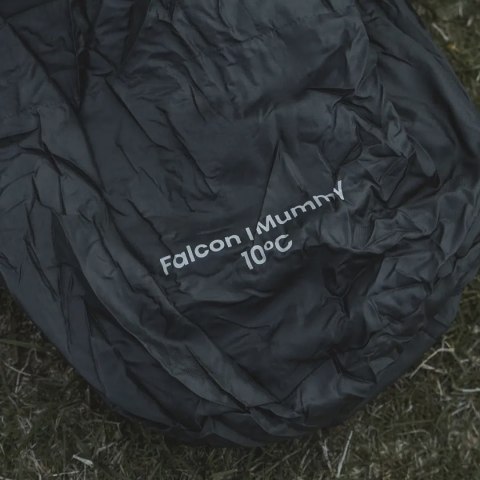 Śpiwór syntetyczny Easy Camp Falcon I Mummy 10°C - grey Easy Camp