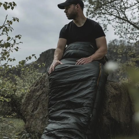 Śpiwór syntetyczny Easy Camp Falcon III Mummy -4°C - green Easy Camp