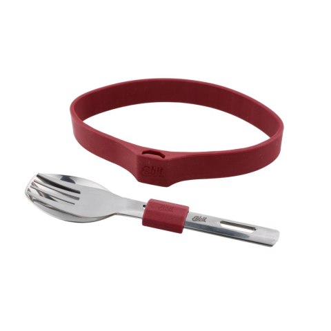 Sztućce turystyczne Esbit Silicone Band S burgundowe Esbit