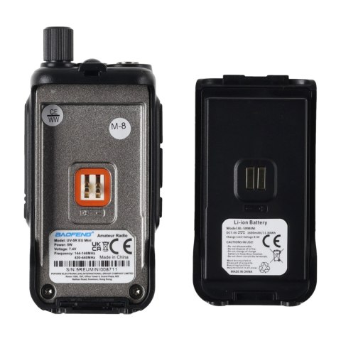 Krótkofalówka PMR Baofeng UV-5R EU Mini Green VHF UHF Baofeng