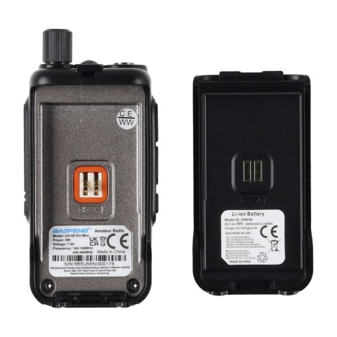 Krótkofalówka PMR Baofeng UV-5R EU Mini Orange VHF UHF Baofeng