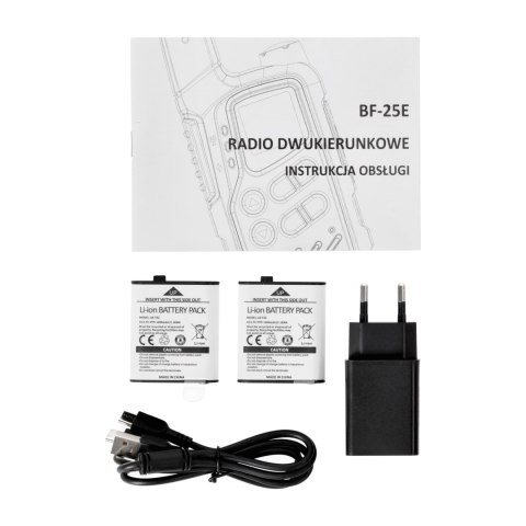 Krótkofalówki PMR Baofeng BF-25E Black Twin 2 szt. Baofeng