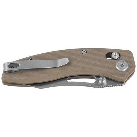 Nóż składany Kubey Caiman Tan G10, Satin San Mai M2 by Maksim Epifantsev (KU421D) Kubey Knife