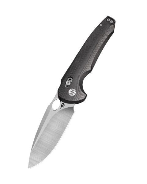 Nóż składany Bestech Noctar Black G10, Satin 14C28N by Kombou (BG66A) Bestech Knives