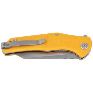 Nóż składany Kubey Flash KU158N, Yellow G10, Satin San Mai M2 Kubey Knife