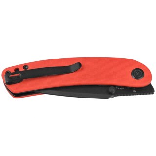Nóż składany Kubey Momentum Red G10, Blackwashed D2 by Sherif Manganas (KU344P) Kubey Knife