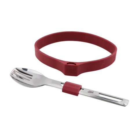 Sztućce turystyczne Esbit Silicone Band L burgundowe Esbit