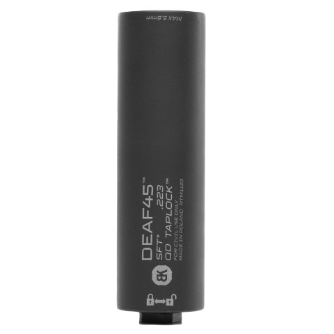 Tłumik z hamulcem do broni BK Precise DEAF45 .30" QD Taplock 3GUN MB 5/8x24 czarny BK Precise