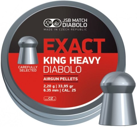 Śrut JSB Exact King Heavy 6,35mm 150szt
