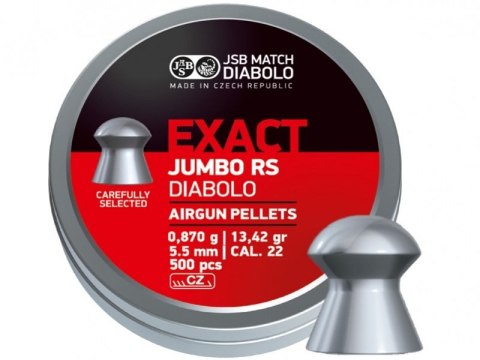 Diabolo JSB Exact Jumbo RS 5,52 500 szt.