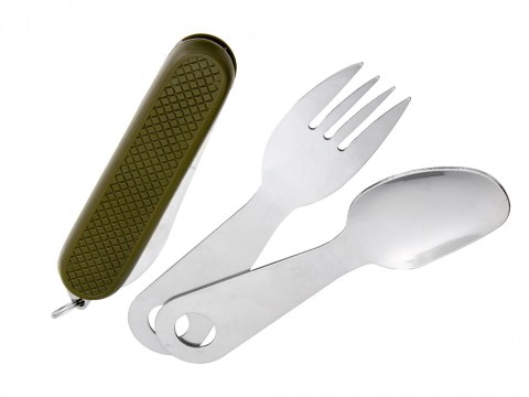 Joker 5-częściowy zestaw turystyczny w zielonym etui