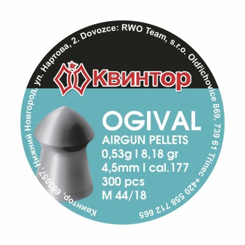 Kvintor Ogival 4,5 mm 300 szt.