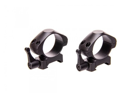 Montaż stalowy dwuczęściowy 22mm/30mm średni z szybkim mocowaniem
