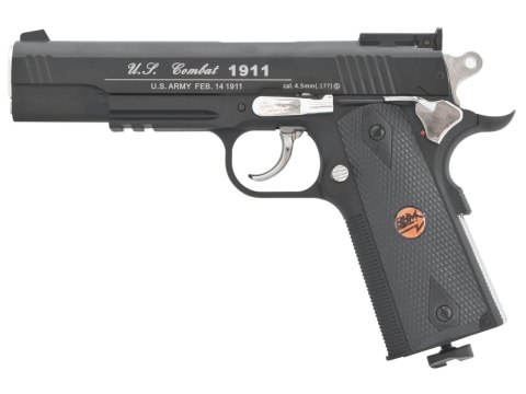 Pistolet pneumatyczny Bruni US Combat 1911 M czarny