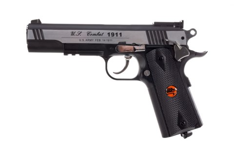 Pistolet pneumatyczny Bruni US Combat 1911 M srebrny
