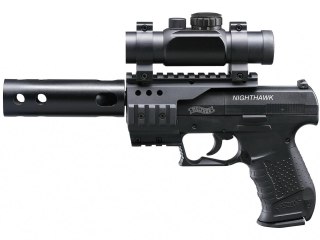 Pistolet pneumatyczny Umarex Walther Night Hawk czarny 4,5mm