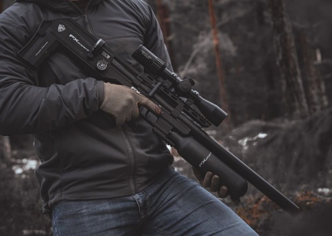 Wiatrówka pcpFX Leopard Sniper Bottle 700 ..30 7.62 mm