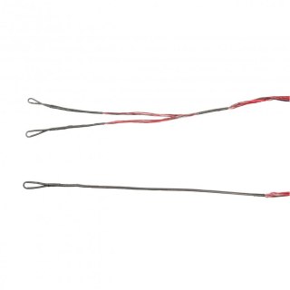 Cięciwa do łuku Exterminator 33" czarno-czerwona 2 szt.