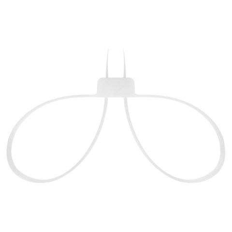 Kajdanki MFH jednorazowe białe 70cm 1szt.