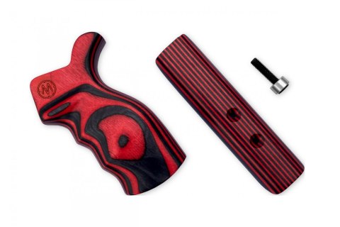 Rękojeść + baka policzkowa Airmaks Krait Red Lamino