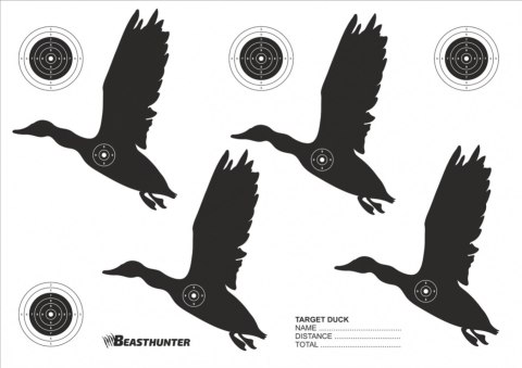 Tarcza sylwetka Beast Hunter Duck 10 szt.