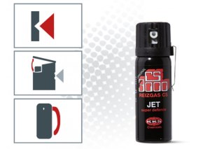 Gaz łzawiący KKS CS 3000 Jet 50ml