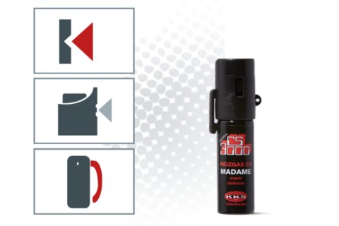 Gaz łzawiący KKS CS 3000 Madame 18ml