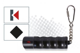 Gaz obronny brelok KKS CS 3000 Life Guard 15ml czarny