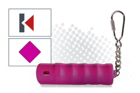 Gaz obronny brelok KKS CS 3000 Life Guard 15ml różowy