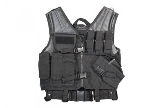 Kamizelka taktyczna Mil-Tec CROSSDRAW USMC czarna
