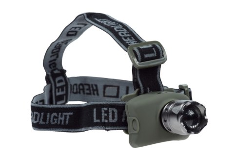 Latarka czołowa Mil-Tec Led Cree zielona