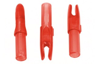 Nasadka do strzałki wewnętrzna 1szt. Czerwona Półprzezroczysta