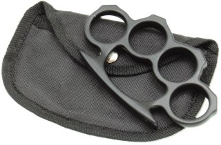 Kastet czarny z futerałem