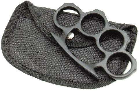 Kastet czarny z futerałem