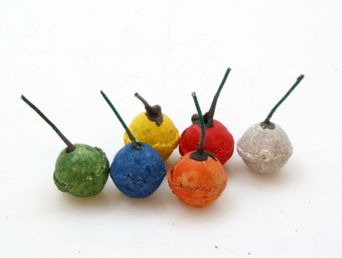 Kolorowe rurki dymne 6szt.