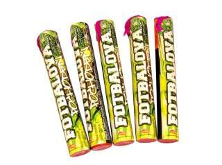 Latarka piłkarska zielona + biały dym 25mm 5szt.