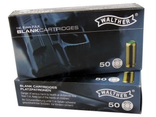Naboje startowe 9 mm do pistoletu 50 szt Walther