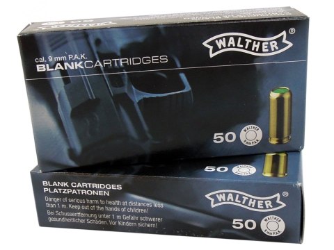 Naboje startowe 9 mm do pistoletu 50 szt Walther
