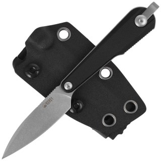 Nóż Kubey YAG SP Black G10, Beadblasted 14C28N by Ostap Hel (KU452A) Kubey Knife