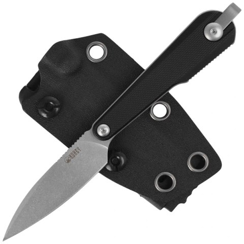 Nóż Kubey YAG SP Black G10, Beadblasted 14C28N by Ostap Hel (KU452A) Kubey Knife